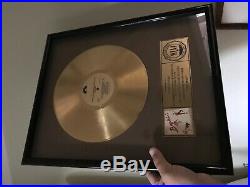 VHS silver Gold Record Award vintage 80's movie break dancing Breakin Riaa