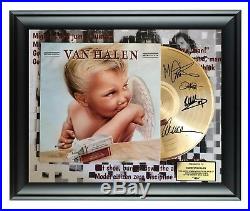 Van Halen Autographed 1984 Album LP Gold Record Award Eddie