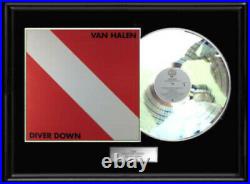 Van Halen Diver Down White Gold Silver Platinum Tone Record Lp Non Riaa Award