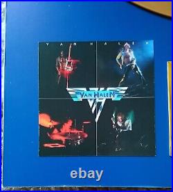 Van Halen First Album Self Titled Wall Art Gold Record Lp Award Eddie Vh