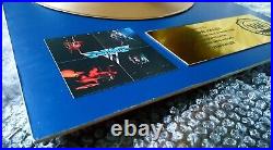 Van Halen First Album Self Titled Wall Art Gold Record Lp Award Eddie Vh