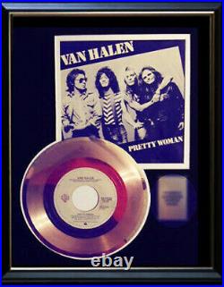 Van Halen Pretty Woman 45 RPM Gold Metalized Record Rare Non Riaa Award