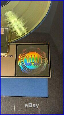 Vanessa Williams The Right Stuff Gold Sales Award Record Plaque 500,000 RIAA