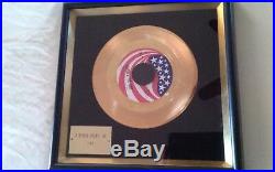 Very Rare Gold Record (nixon's The One) By Disc Award Ltd