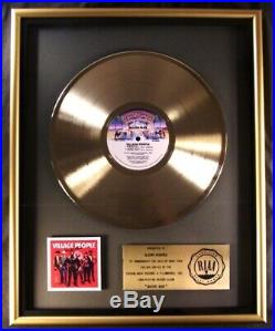 Village People Macho Man LP Gold RIAA Record Award Casablanca Records Filmworks