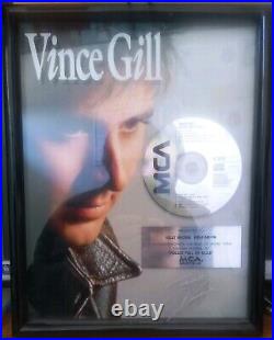 Vince Gill Pocket Full of Gold MCA Nashville Platinum Album Award