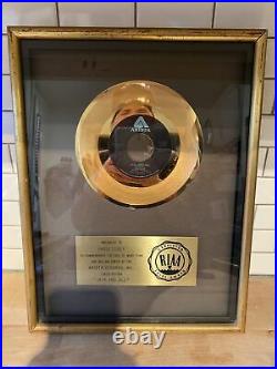 Vintage Arista Records RIAA Gold Award Plaque 1977 Jack And Jill