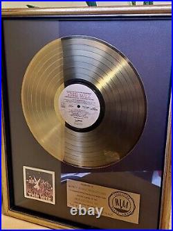 Vintage RIAA GOLD Record Sales Award The WIZ Quincy Jones D Ross M Jackson 1978