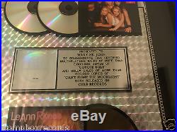 Vintage SEALED LeAnn Rimes/Coyote Ugly RIAA AWARD PLATINUM GOLD RECORD FRAMED