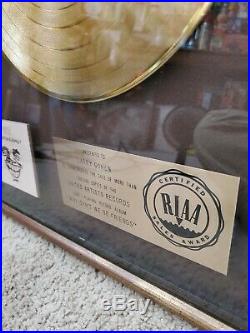 WAR Why Cant We Be Friends RIAA GOLD RECORD AWARD RARE FLOATER BEAUTY