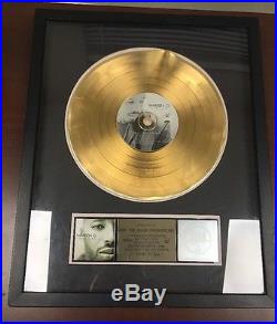 WARREN G I WANT IT ALL GOLD RECORD Award AUTHENTIC RIAA 1999 HIP HOP/RAP G Funk