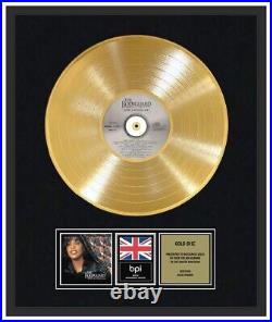 WHITNEY HOUSTON CD Gold Disc LP Vinyl Record Award THE BODYGUARD (OST)