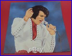WORLDWIDE 50 GOLD AWARD HITS VOL 2 ELVIS PRESLEY with CLOTH & POSTER PROMO