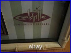 WOW! NICE! BIG BAD VOODOO DADDY RECORD AWARD framed hip swing music RIAA gold