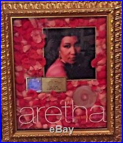 WOW UNIQUE 24x27 ARETHA FRANKLIN GOLD RECORD AWARD A ROSE IS STILL A ROSE