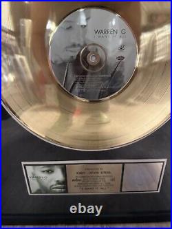 Warren G I WANT IT ALL Riaa Gold Record Sales Award RARE