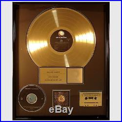 Whitesnake authentic Greatest Hits RIAA Gold Record Sales Award David Coverdale
