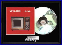 Wilco A. M. Lp White Gold Silver Platinum Tone Record Rare Not An Riaa Award