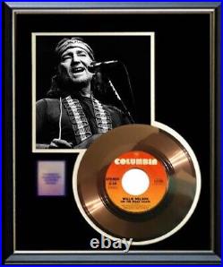 Willie Nelson On The Road Again 45 RPM Gold Record Non Riaa Award Rare