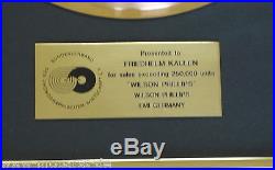 Wilson Phillips Gold Award Wilson Phillips originale goldene Schallplatte