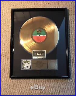 Winger Gold Record Sales Award RIAA Certified
