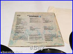 Woodstock 3 record set gold award seal nudes 1970 SD 3-500 LP Album RARE vinyl