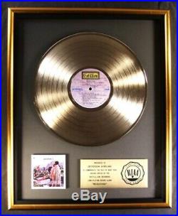 Woodstock LP Gold RIAA Record Award Cotillion Records To Jefferson Airplane