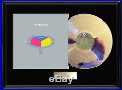 Yes 90125 Album White Gold Silver Platinum Tone Record Lp Rare Non Riaa Award