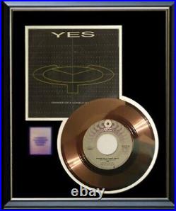 Yes Owner Of A Lonely Heart 45 RPM Gold Record Rare Non Riaa Award