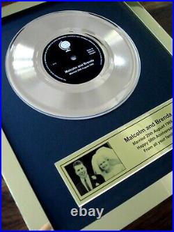 Your Own Personalised 7 Golden Disc Single Record Award Presentation Song