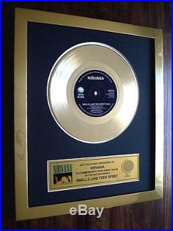 Your Own Personalized 7 Gold Disc Single Record Award Presentation