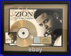 Zion The Perfect Melody RIAA Gold Record Award Felix Ortiz Reggaeton Latin