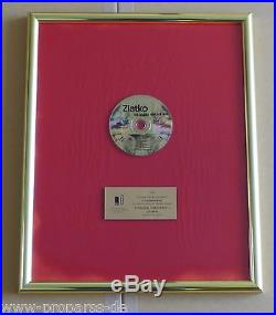Zlatko Gold Award Ich bleibe wer ich bin goldene Schallplatte 2000