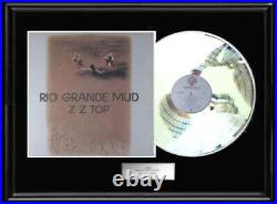 Zz Top Rio Grande White Gold Platinum Tone Record Lp Album Non Riaa Award Rare