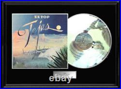 Zz Top Tejas White Gold Platinum Tone Record Lp Album Non Riaa Award Rare