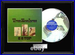 Zz Top Tres Hombres White Gold Platinum Tone Record Lp Album Non Riaa Award