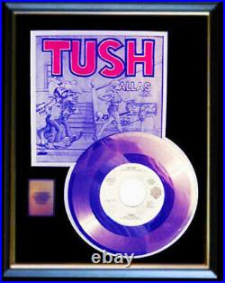 Zz Top Tush 45 RPM Gold Metalized Record Rare Non Riaa Award