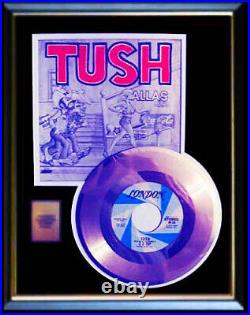 Zz Top Tush 45 RPM Gold Record Rare Non Riaa Award